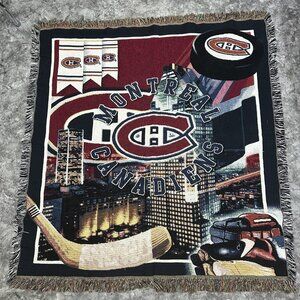NHL Montreal Canadiens Tapestry Throw Blanket 54 x 50